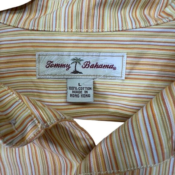 Tommy Bahama large Button Down Shirt 100 percent cotton - Picture 7 of 14